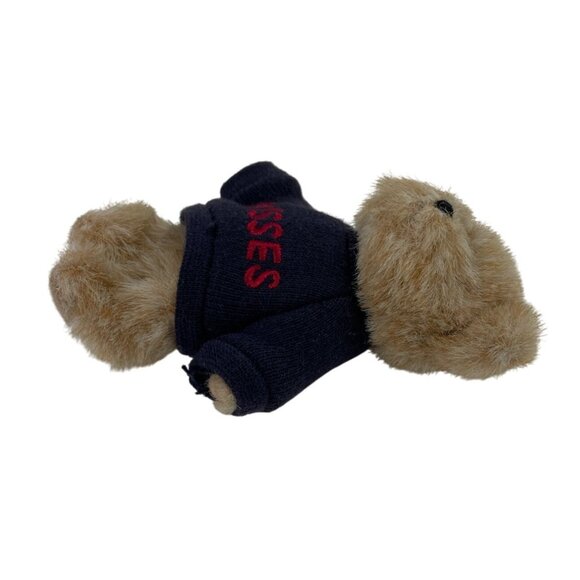 Boyds Bear Plush Bear 4" Mini Message Thinkin of Ya Kisses Blue Sweater - Picture 3 of 9